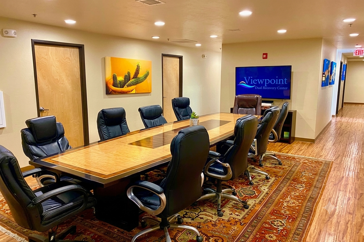 Therapy group room